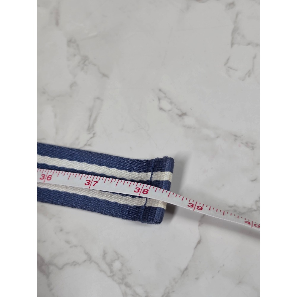 Polo Ralph Lauren Boys Striped D-Ring Belts Set of 2 Green Blue Size 10-12 - Picture 5 of 7